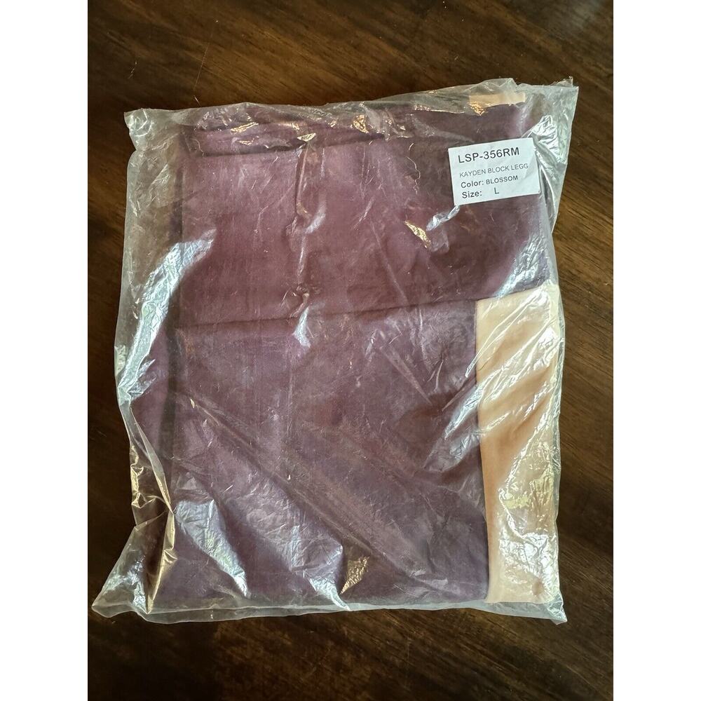 Lanston Sport Kayden block legging NEW with tags L